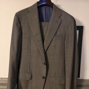 Sid Mashburn Slim Fit Kincaid No. 3 Suit "Sharkskin" Oxford Grey
